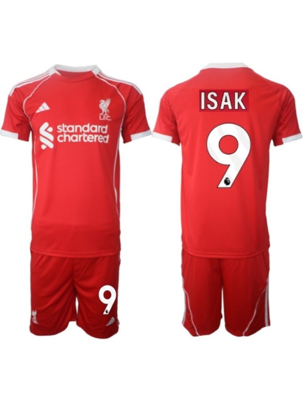 Alexander Isak Red Soccer Jersey Suit